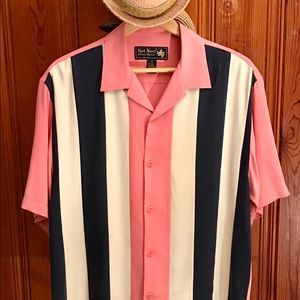 Classic 100% Silk Nat Nast Camp Shirt.